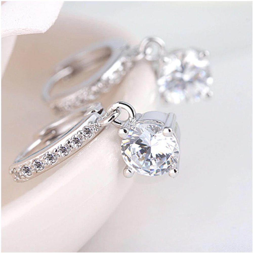 NEW 925 Sterling Silver Drop Earrings - Picture 4 of 12